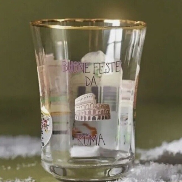 Holiday in the city juice glass Rome Anthropologie 2023 - Picture 9 of 9